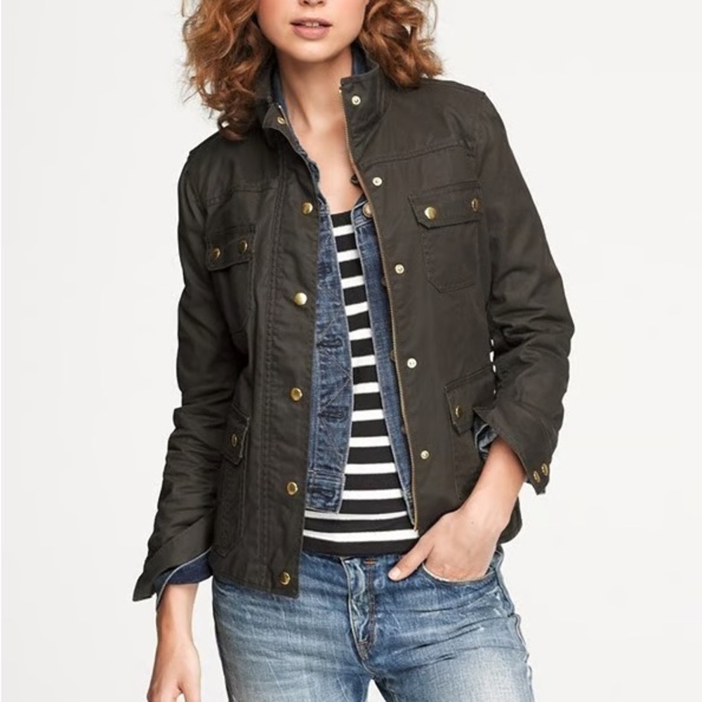 J.Crew olive green field jacket